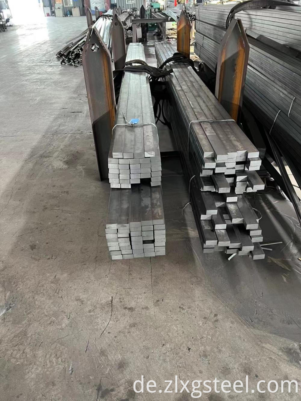 Flat steel of different shapes